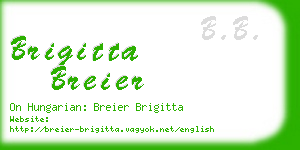 brigitta breier business card